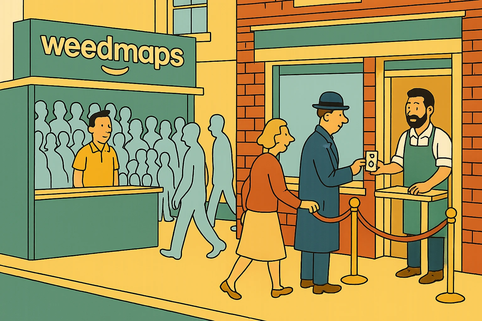 Weedmaps: The listing brings the crowd. The yes on your own site keeps the customers.
