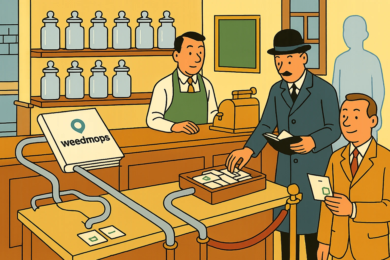Weedmaps: Orders out of the marketplace, records from your own rope, one tray.
